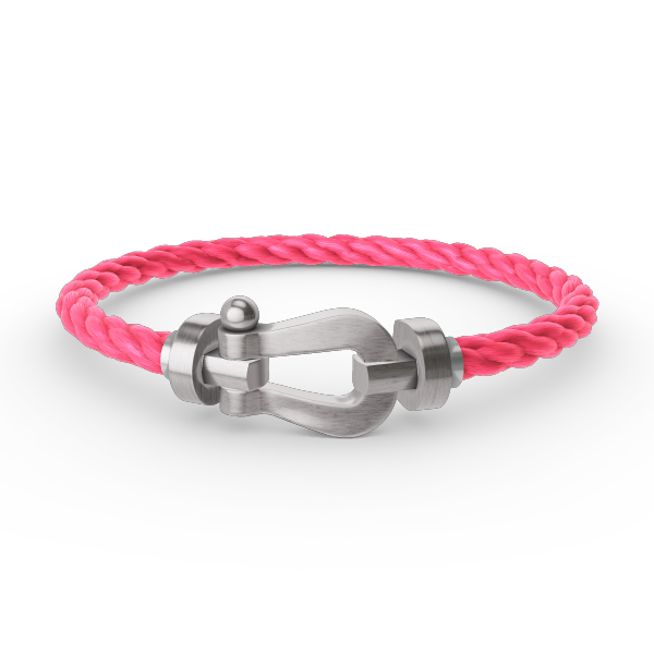 [Limara]FORCE LARGE HORSESHOE BRACELET - WHITE GOLD
