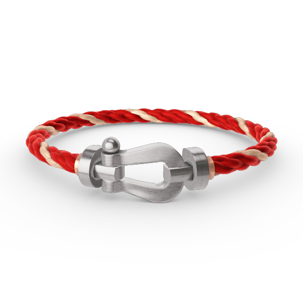 [Limara]FORCE LARGE HORSESHOE BRACELET - WHITE GOLD