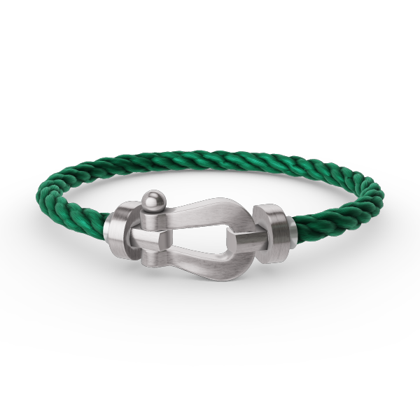 [Limara]FORCE LARGE HORSESHOE BRACELET - WHITE GOLD