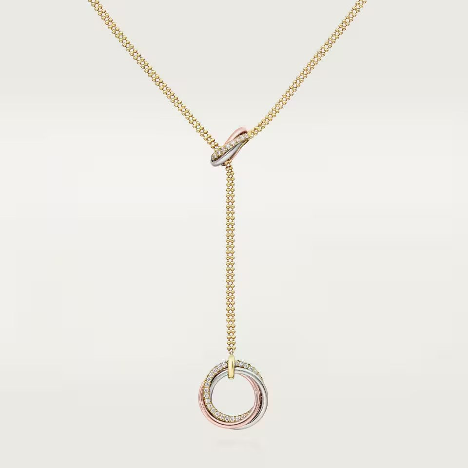 [Limara] TRINITY DIAMONDS NECKLACE