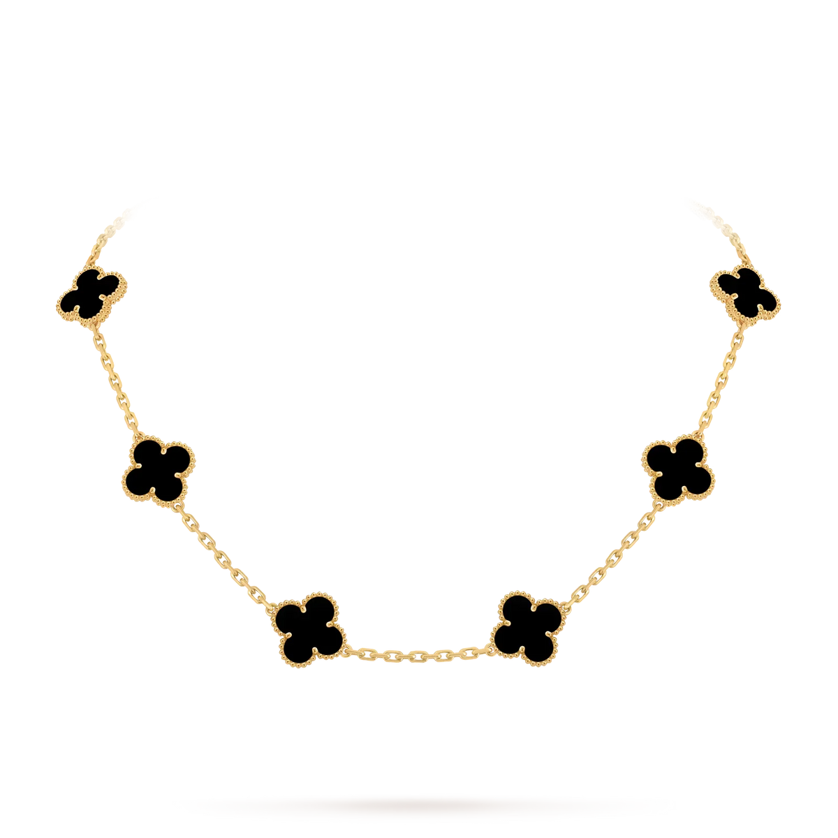 [Limara]CLASSIC LUCKY 10-MOTIF CLOVER NECKLACE GOLD COLLECTION